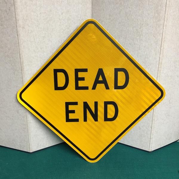 dead end traffic sign