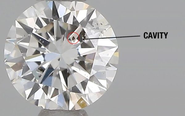 cavity in diamond