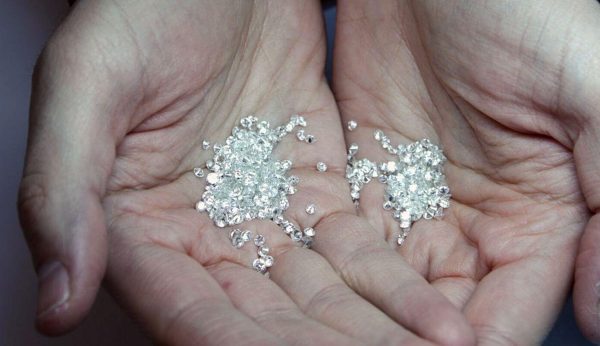 tiny diamonds, hands